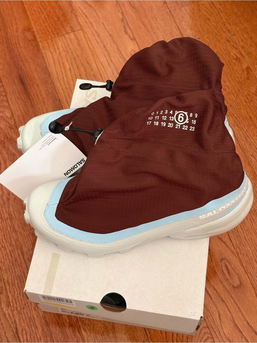 Salomon x MM6 Margiela, Cross Hike Mid “Bordeaux” - Picture 7 of 8